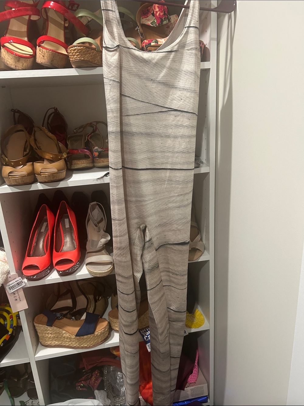 Blackmilk mummy jumpsuit . Perfect for Halloween. Worn once